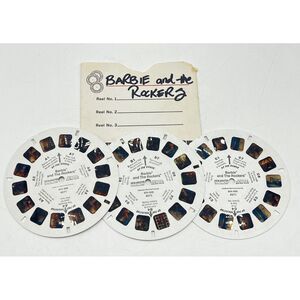Vintage 1986 View-Master 3 Reels - Barbie and the Rockers #4071